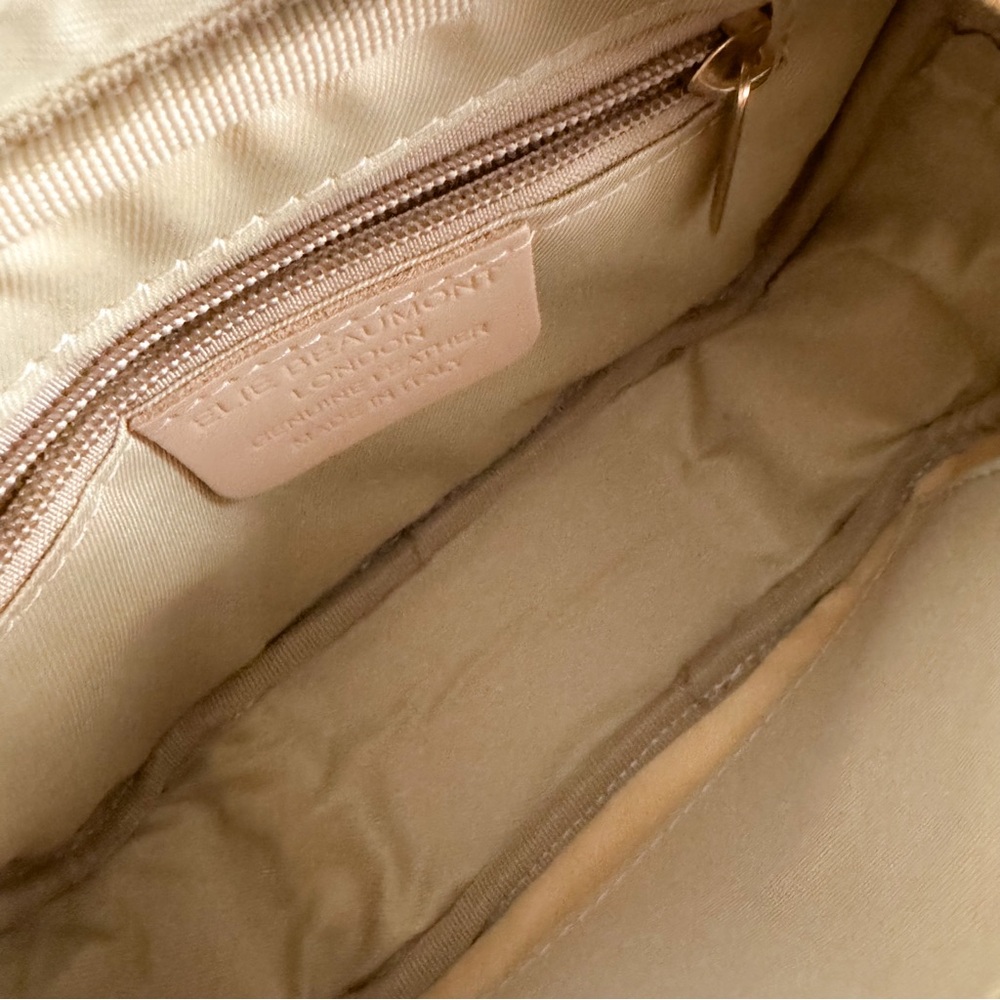 Gold & Natural Woven Crossbody Bag with Tassel - Picture 11 of 14